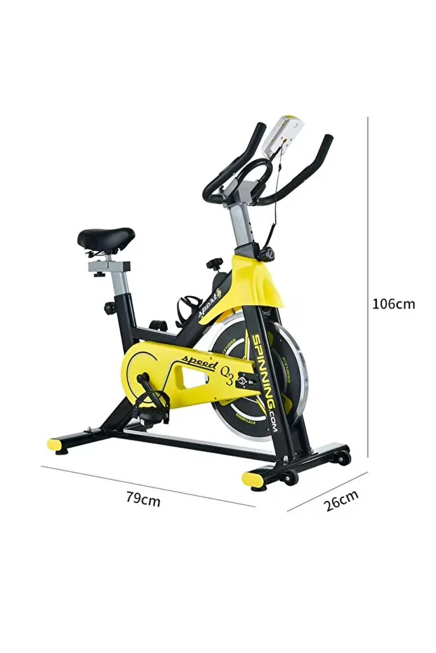 Kondisyon Bisikleti Spor Koşu Egzersiz Bisikleti Spin Bike Dikey Ev Bisikleti 2